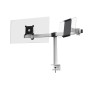 Durable 508723 supporto da tavolo per Tv a schermo piatto 86,4 cm (34") Morsa/Bullone di ancoraggio Argento (508723)