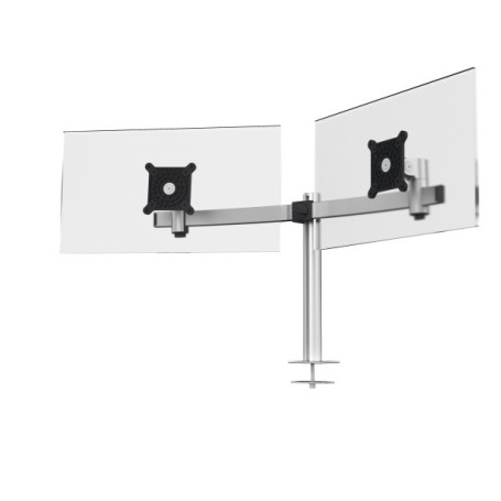 Durable 508623 supporto da tavolo per Tv a schermo piatto 68,6 cm (27") Morsa Argento (508623)