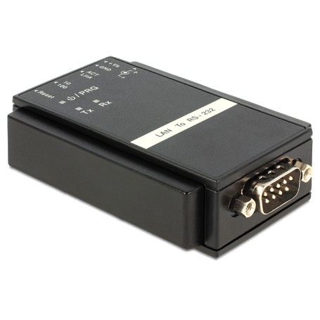 DeLOCK 62504 adattatore per inversione del genere dei cavi RS-232 RJ45 Nero (62504)