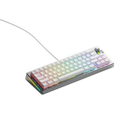 Glorious Gaming GMMK 3 PRO 65% Prebuilt tastiera USB QWERTY Inglese US Argento (GLO-KB-GMMK3-PRO-65-PB-FOX-W-S)