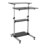 LogiLink BP0070 scrivania per computer Nero, Grigio