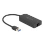 DeLOCK 66045 adattatore per inversione del genere dei cavi USB 5 Gbps Type-A 2.5 Gigabit LAN RJ45 Nero