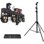 EUROLITE Set LED KLS Scan Next FX Kompakt-Lichtset + Fußschalter + Stativ (20000849)