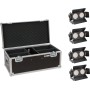 EUROLITE Set 4x LED CBB-2 WW/CW Fairlight + Case (20000838)