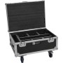 ROADINGER Flightcase 6x AKKU IP TL-3 QCL Trusslight CRMX mit Ladefunktion und Rollen (31005250)