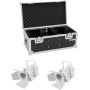 EUROLITE Set 2x LED THA-40PC ws + Case (20000166)