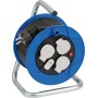 Brennenstuhl 1079180600 prolunghe e multiple 15 m 3 presa(e) AC Interno Nero, Blu, Bianco