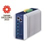 PLANET Industrial Layer 3 5-Port Gestito L3 10G Ethernet (100/1000/10000) Alluminio, Blu (IGS-6325-5X1T)