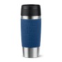 EMSA Travel Mug Classic N2020300 tazza da viaggio 360 ml Nero, Blu, Acciaio inox Acciaio inox