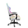 Huzaro FORCE 4.7 Sedia da gaming per PC Seduta a dondolo (culla) Bianco (HZ-Force 4.7 RGB White)