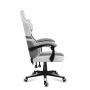 Huzaro FORCE 4.4 Sedia da gaming per PC Seduta a dondolo (culla) Grigio, Bianco (HZ-Force 4.4 White Mesh)