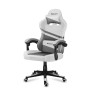 Huzaro FORCE 4.4 Sedia da gaming per PC Seduta a dondolo (culla) Grigio, Bianco (HZ-Force 4.4 White Mesh)