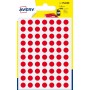 Avery PSA08R etichetta autoadesiva Cerchio Permanente Rosso 420 pz (PSA08R)