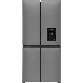 Exquisit MD430-100-WS-200E Frigorifero-congelatore libera installazione, larghezza 84 cm, 432 L, NoFrost, erogatore d'acqua