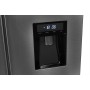 Exquisit MD430-100-WS-200E Frigorifero-congelatore libera installazione, larghezza 84 cm, 432 L, NoFrost, erogatore d'acqua