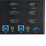 StarTech.com KVM Switch DisplayPort a due porte e triplo monitor DP - 4K 60Hz UHD HDR - KVM DP 1.2 per computer d (SV231TDPU34K)