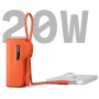 BATTERY BANK USB-C 5K CABLE ORANGE (CY5358PBCHE)