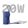 BATTERY BANK USB-C 5K CABLE BLUE (CY5357PBCHE)