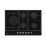 Beko HILL 75235 S piano cottura Nero Da incasso 75 cm Gas 5 Fornello(i) (7718086717)