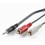 CAVO 3,5MM-2RCA 1,5MT M/M BK/RD/WH (11.99.4341)