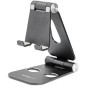 StarTech.com Supporto universale regolabile per smartphone e tablet - Ripiegabile - Nero (USPTLSTNDB)