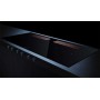 Küppersbusch KMI 12850.0 SR-S S7, ventilazione downdraft da 118 cm, senza cornice, manopole nere, griglia in rame