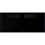 Küppersbusch KMI 12850.0 SR-S S5, ventilazione downdraft da 118 cm, senza cornice, manopole nere, griglia Black Velvet