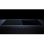 Küppersbusch KMI 12850.0 SR-S S5, ventilazione downdraft da 118 cm, senza cornice, manopole nere, griglia Black Velvet