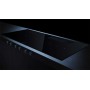 Küppersbusch KMI 12850.0 SR-S S5, ventilazione downdraft da 118 cm, senza cornice, manopole nere, griglia Black Velvet
