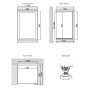 Dunavox Glance 49, cantinetta per vino, nera, DAVG-49.116DB.TO