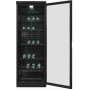 Frigorifero con porta in vetro Exquisit GKS350-1-GT-280D, larghezza 60 cm, 320 l, nero