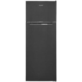 Frigorifero-congelatore Exquisit KGC270-45-040D, larghezza 54,5 cm, adesivo di controllo, termostato, aspetto acciaio inox