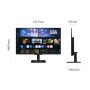 Samsung M5 Smart Monitor - M50F da 27" Full HD Flat (LS27FM500EUXEN)