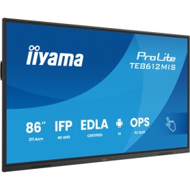 iiyama TE8612MIS-B4AG visualizzatore di messaggi Pannello piatto per segnaletica digitale 165,1 cm (65") LCD Wi-Fi 400 cd/m² 4K
