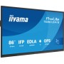 iiyama TE8612MIS-B4AG visualizzatore di messaggi Pannello piatto per segnaletica digitale 165,1 cm (65") LCD Wi-Fi 400 cd/m² 4K