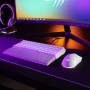 Hama Exodus 760 tastiera Gaming USB QWERTZ Tedesco Bianco (00217829)