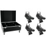 EUROLITE Set 4x LED THA-250F + Case (20000162)