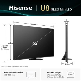Hisense Smart TV ULED MiniLED 65" 4K 65U8Q
