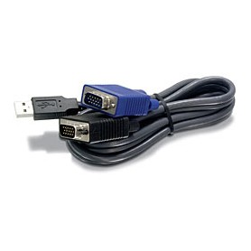 Trendnet TK-CU15 cavo per tastiera, video e mouse Nero 4,5 m (TK-CU15)
