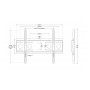 UNIVERSAL FLAT WALL MOUNT  40-70 (LKBR76)