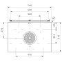 BORA BHU Basic Hyper Piano cottura con aspiratore integrato per piano cottura a ricircolo