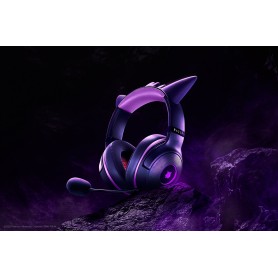 Razer Kraken Kitty V2 Pokémon Gengar Edition - Kabelgebundenes Gaming Headset powered by Razer Chroma RGB (RZ04-04730300-R3M1)