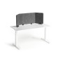 Durable EFFECT Foldable Felt Desk Divider 60% Recycled W1600 x H500mm Charcoal Grey - 313558 Divisorio da scrivania Grigio