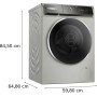 Bosch WGB2560X1 - lavatrice, caricatore frontale, 10 kg, 1600 giri/min, argento-inox