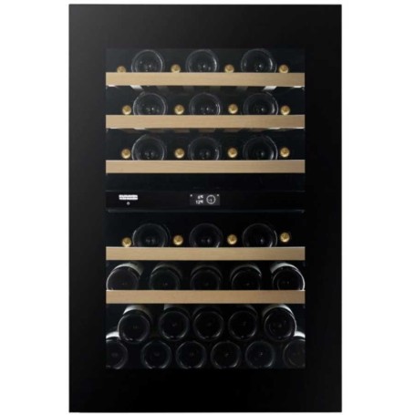 Dunavox Noble 44 , cantinetta per vini da incasso, nera, DVN-44.120DB.TO. (DVN-44.120DB.TO)