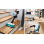 Bosch BSS712XHYG scopa elettrica Aspirapolvere a bastone 2 in 1 Batteria Secco HEPA Senza sacchetto 0,3 L Colore acqua, Nero, Ar