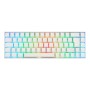 Deltaco Gaming GAM-100-W-DE tastiera USB + RF Wireless + Bluetooth QWERTZ Tedesco Bianco