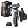 Braun Series 7 71-S7200cc Rasoio Trimmer Nero, Argento (433682)