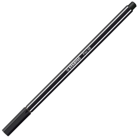 STABILO Pennarello Premium - Pen 68 - ARTYLine - Astuccio da 12 con appendino - 12 colori assortiti (6812-1-20)