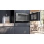 SIEMENS BE732R1B1 - MICROONDE iQ700, NERO/ACCIAIO INOX, FUNZIONE GRILL, STOP DESTRO, 60 X 38 CM